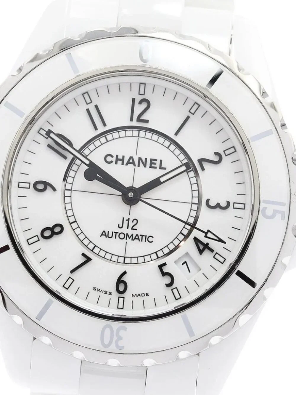 CHANEL J12 H0970 White Ceramic white Dial Automatic Men's Watch